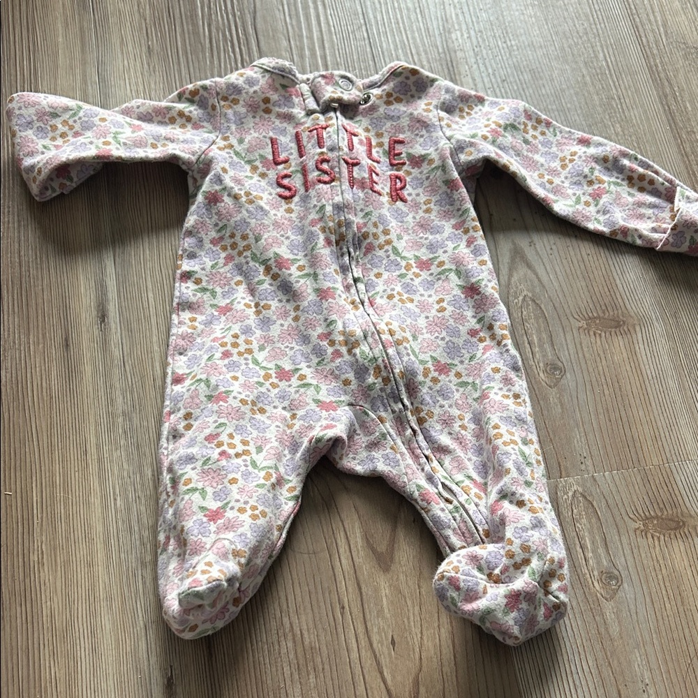 Little Sister Floral Kids One Piece